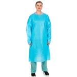 Cardinal Premium Over-The-Head Plastic Film Gown