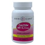 GeriCare Calcium + Vitamin D Tablets