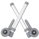 Walker Rear Glide Brakes with 3" Wheels