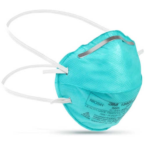 3M 1860 N95 Health Care Particulate Respirator and Surgical Mask