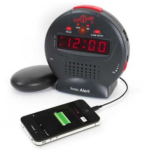 Sonic Bomb Junior Alarm Clock with Super Shaker