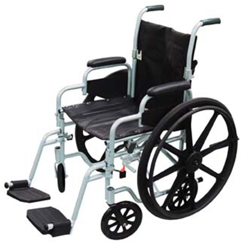 Drive Medical Poly Fly Lightweight Transport Chair Wheelchair