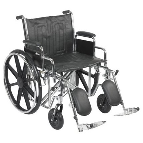 McKesson Dual Axle Heavy Duty Wheelchair at