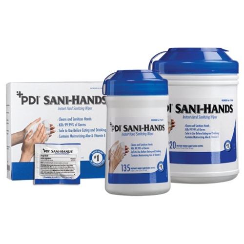 Sani-Hands Ethyl Alcohol Hand Sanitizing Wipe Individual Packet 100 Wipes