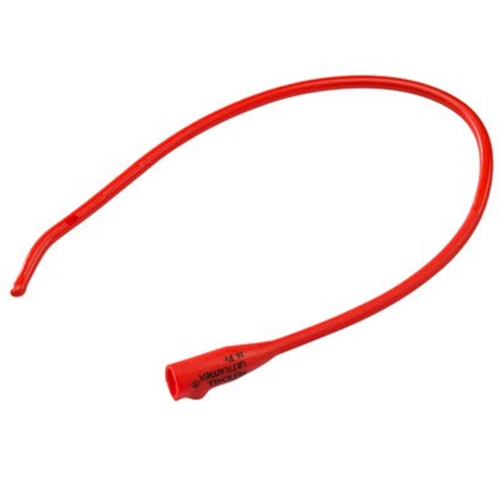 Dover Urethral Red Rubber Coude Catheter