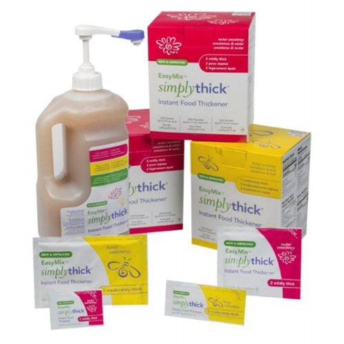 SimplyThick Easy Mix Gel Thickener- 1.6 Liter Bottle with Pump