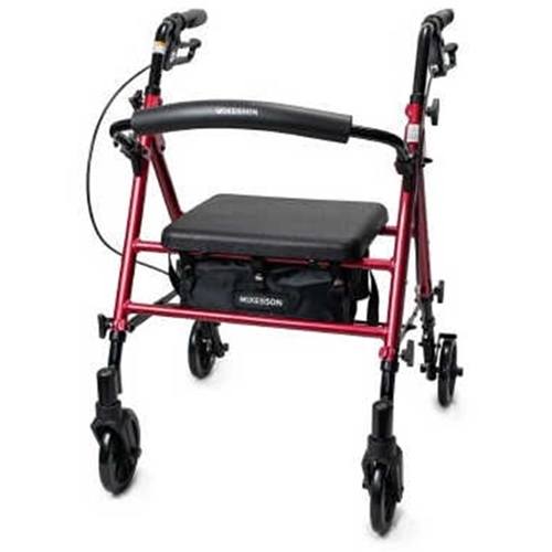 Drive Medical Universal Seat Height Aluminum Rollator at