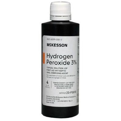 McKesson Hydrogen Peroxide 3% Topical Solution USP