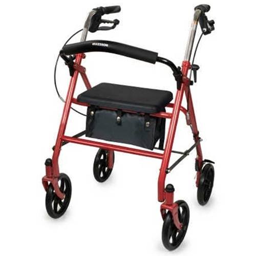 ヨックモック4脚 McKesson Durable 4-Wheel Rollator with Fold Up Removable