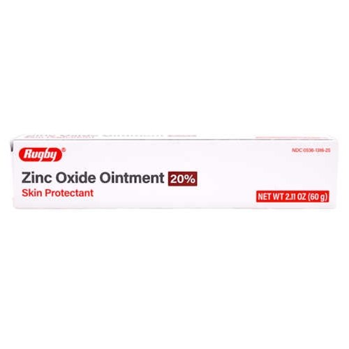 Rugby Zinc Oxide Ointment 20 Skin Protectant at