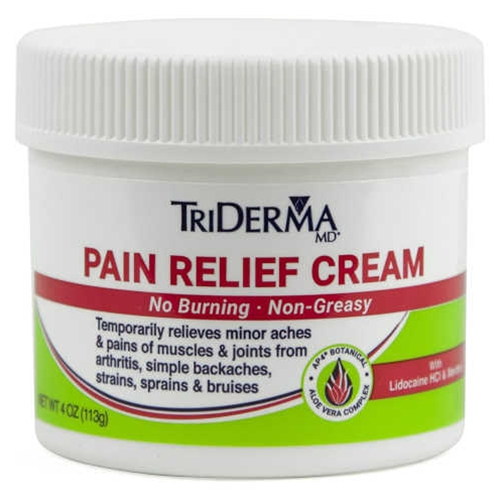 TriDerma MD Pain Relief Cream