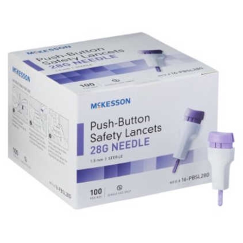 McKesson Push Button Safety Lancets