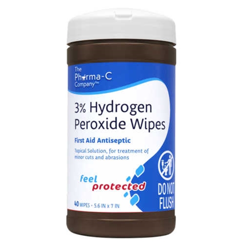 Pharma-C-Wipes 3% Hydrogen Peroxide Wipes