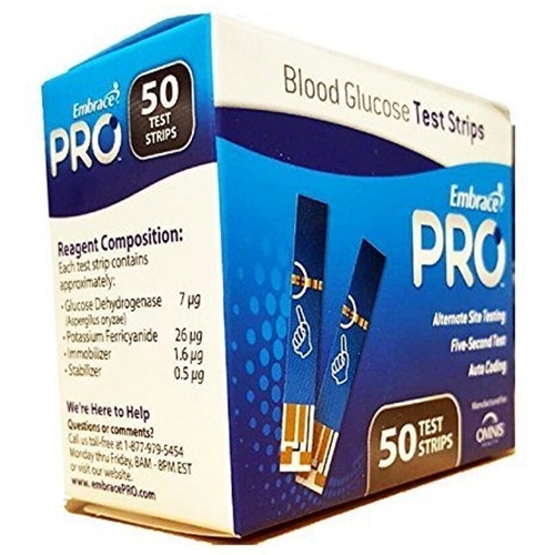Embrace Pro Blood Glucose Test Strips