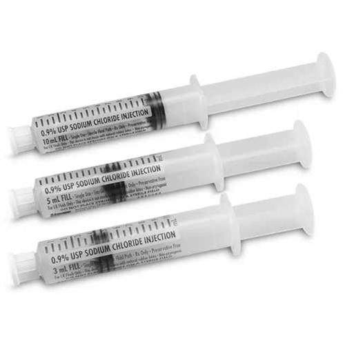 SteriCare Prefilled Normal Saline IV Flush Syringes at