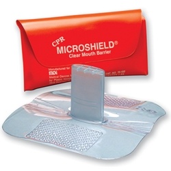 CPR Microshield Clear Mouth Barrier Mask