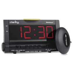 Clarity Wake Assure Alarm Clock with Bed Shaker