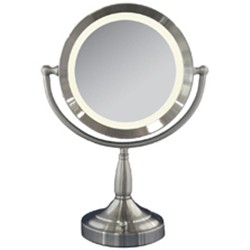Zadro Dimmable Lighted 1x/8x Magnification Mirror