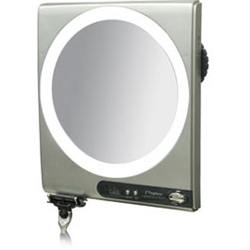 Zadro LED Surround Light Fogless Suction Cup Shower Mirror