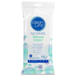 No Rinse Bathing Wipes