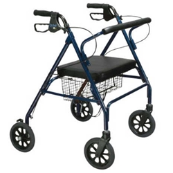 Drive Medical Go-Lite Heavy Duty Bariatric Rollator Walker