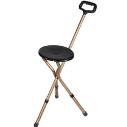 Drive Medical Deluxe Folding Adjustable Height Cane Seat