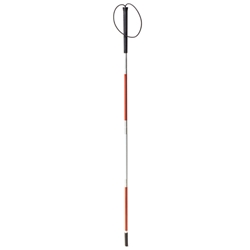 Drive Medical Deluxe Folding Blind Cane with Wrist Strap