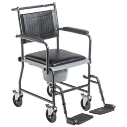 Drive Medical Portable Wheeled Drop Arm Commode