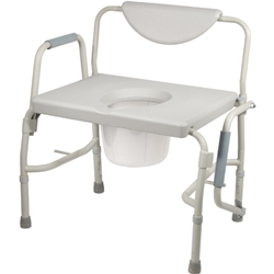 McKesson Oversized Heavy Duty Bariatric Drop Arm Commode