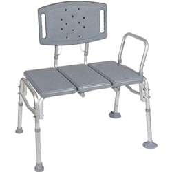 Drive Medical Heavy Duty Bariatric Plastic Seat Transfer Bench