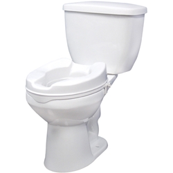 McKesson Raised Toilet Seat with Lock