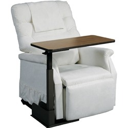 Drive Medical Deluxe Seat Lift Chair Overbed Table