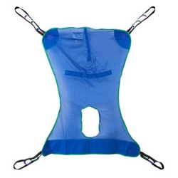 McKesson Full Body Patient Lift Sling with Commode Cutout