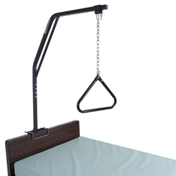Drive Medical Trapeze Bar with Brown Vein Finish