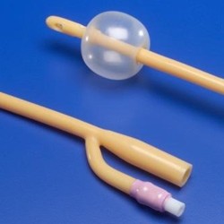 Dover Silicone Elastomer Coated Latex Foley Catheter