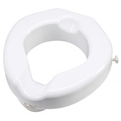 Carex Safe Lock Raised Toilet Seat