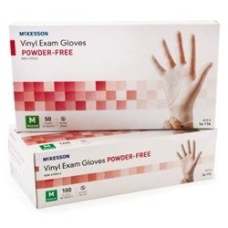 McKesson Powder Free Vinyl Exam Gloves