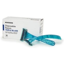 McKesson Triple Blade Disposable Razor