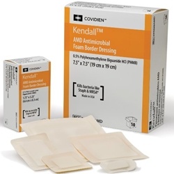 Kendall AMD Antimcrobial Foam Dressing