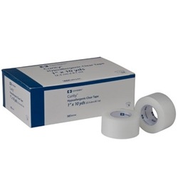 Curity Hypoallergenic Clear Tape