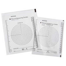 Wound Measuring Guide Bullseye Ruler