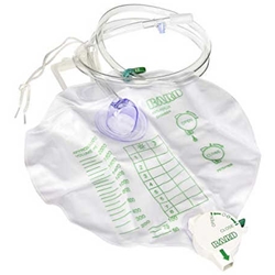 Bard Drainage Bag with Bard Safety-Flow Outlet Device
