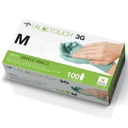 Aloetouch 3G Powder Free Latex Free Synthetic Exam Gloves