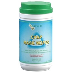 Citrus II CPAP Mask Cleaning Wipes