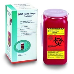 BD Home Sharps Container Needle Disposal