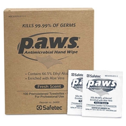 paws Antimicrobial Disinfectant Hand Wipes