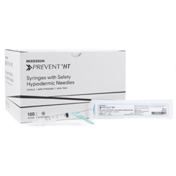McKesson Syringes with Safety Hypodermic Needles