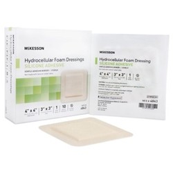 McKesson Hydrocellular Foam Dressing with Silicone Adhesive