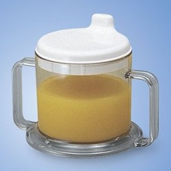 Ableware Transparent Mug with Drinking Spout