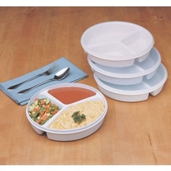 Ableware Partitioned Scoop Dish with Lid